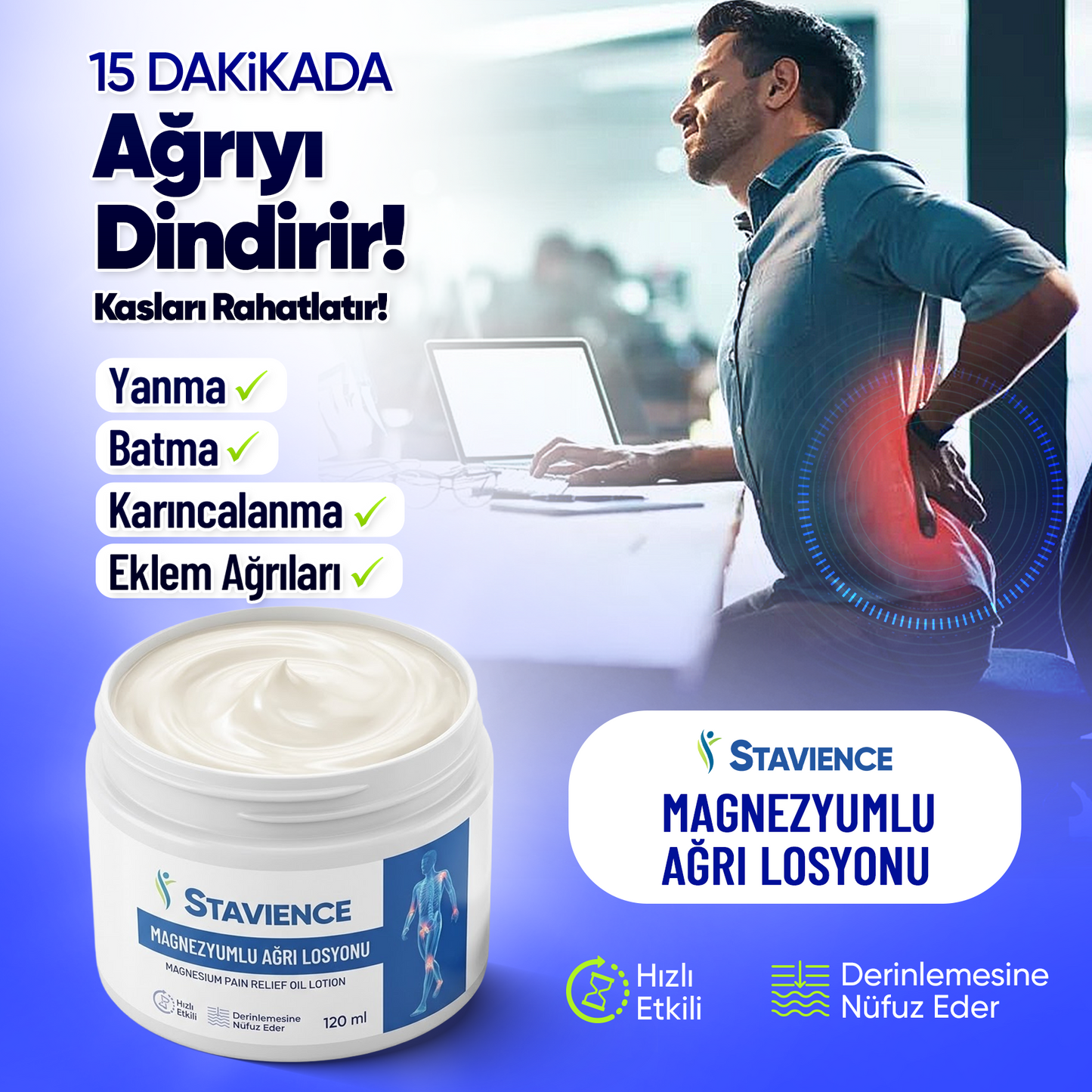 Stavience Mucize Ağrı Losyonu 120ml