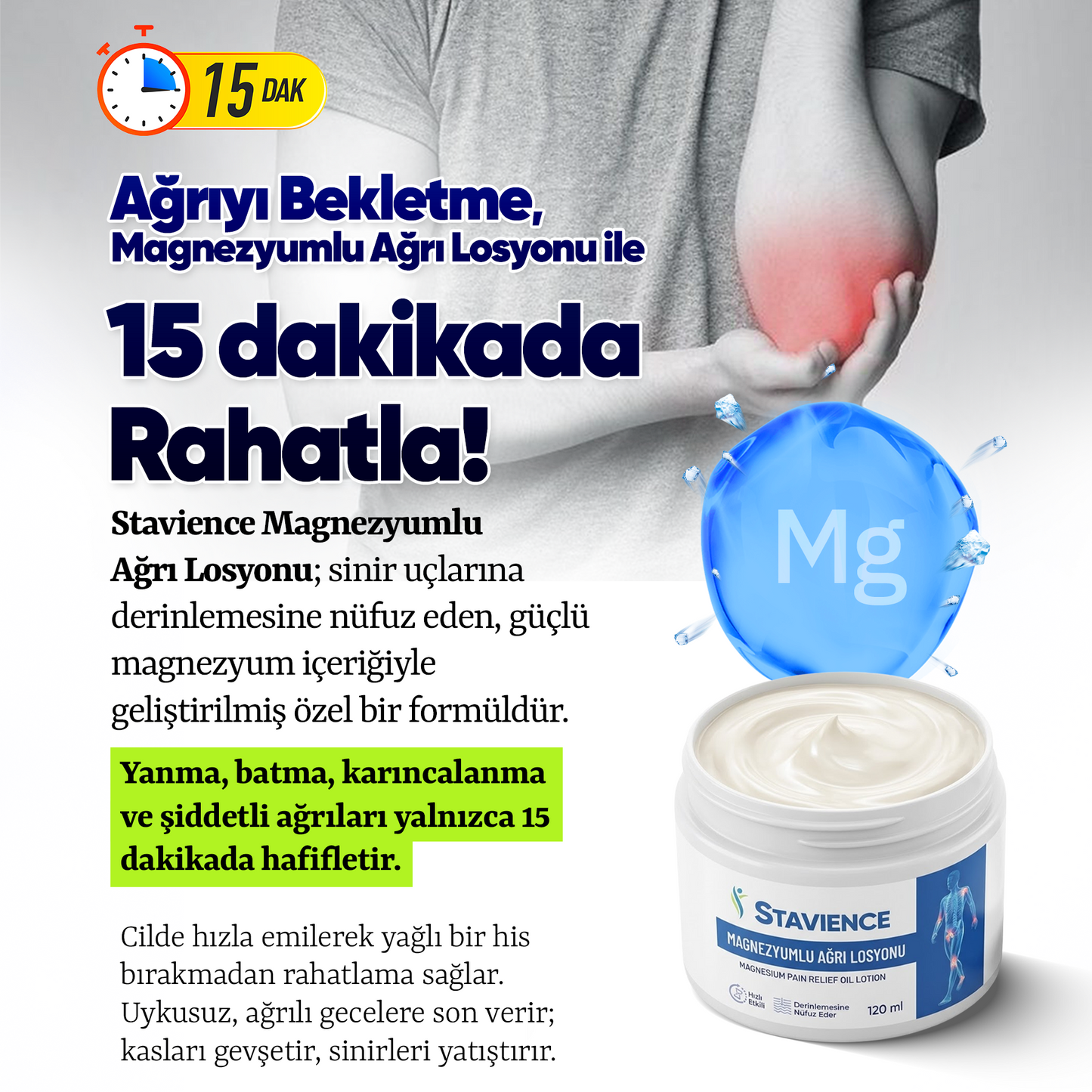 Stavience Mucize Ağrı Losyonu 120ml